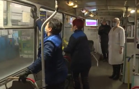 Троллейбусы в Чите начали обрабатывать хлорсодержащими средствами дважды в день