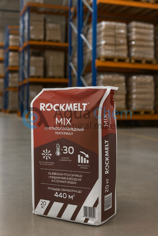 Противогололедный реагент Rockmelt Mix
